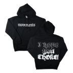 I Hope You Choke Hoodie - Black image 0