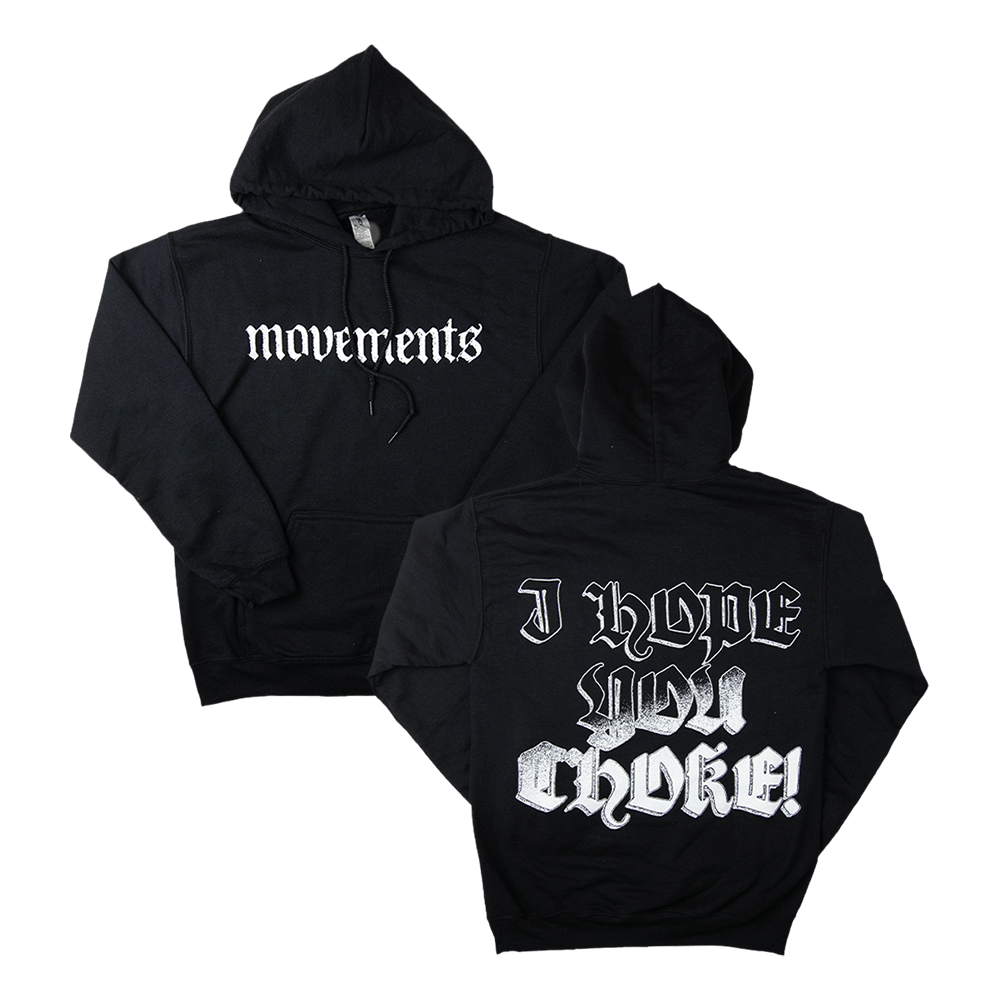 I Hope You Choke Hoodie - Black image 0