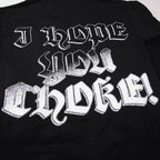 I Hope You Choke Hoodie - Black image 5