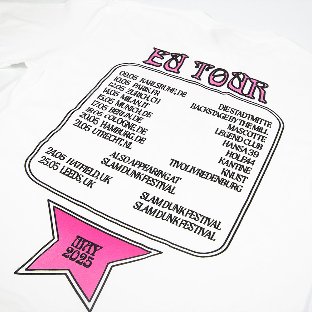 EU Tour 25 T-Shirt - White image 4
