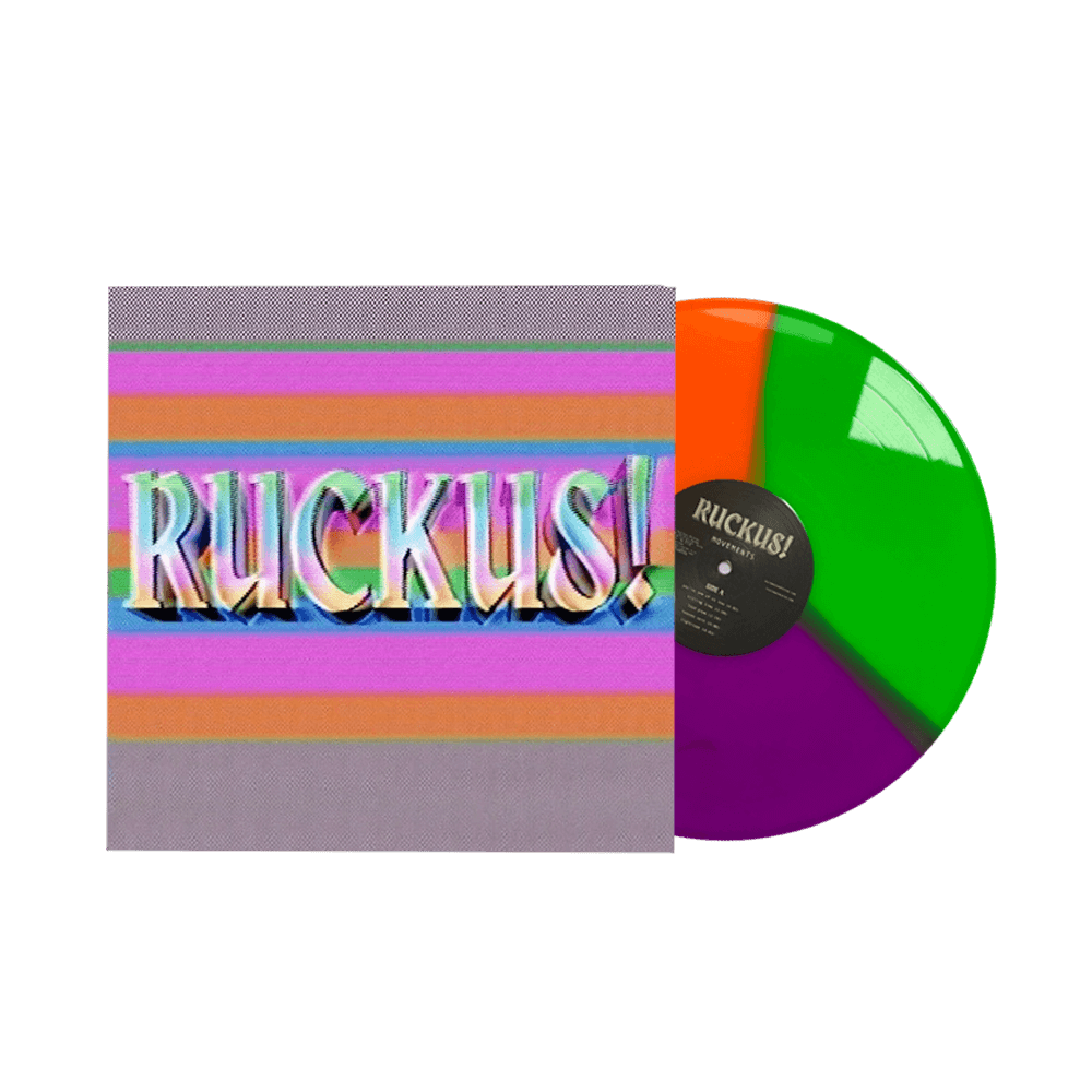 Ruckus! 12" Vinyl - Green/Orange/Violet Split image 0