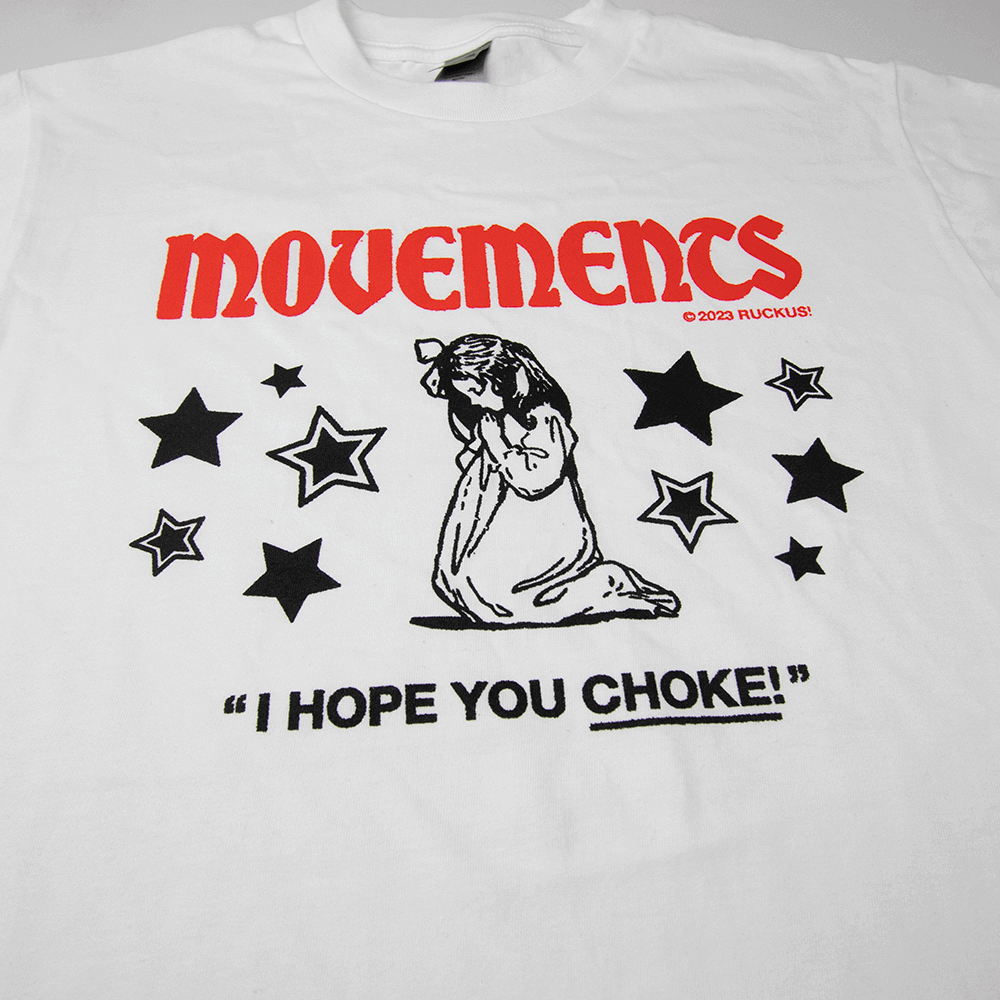 I Hope You Choke T-Shirt - White image 2