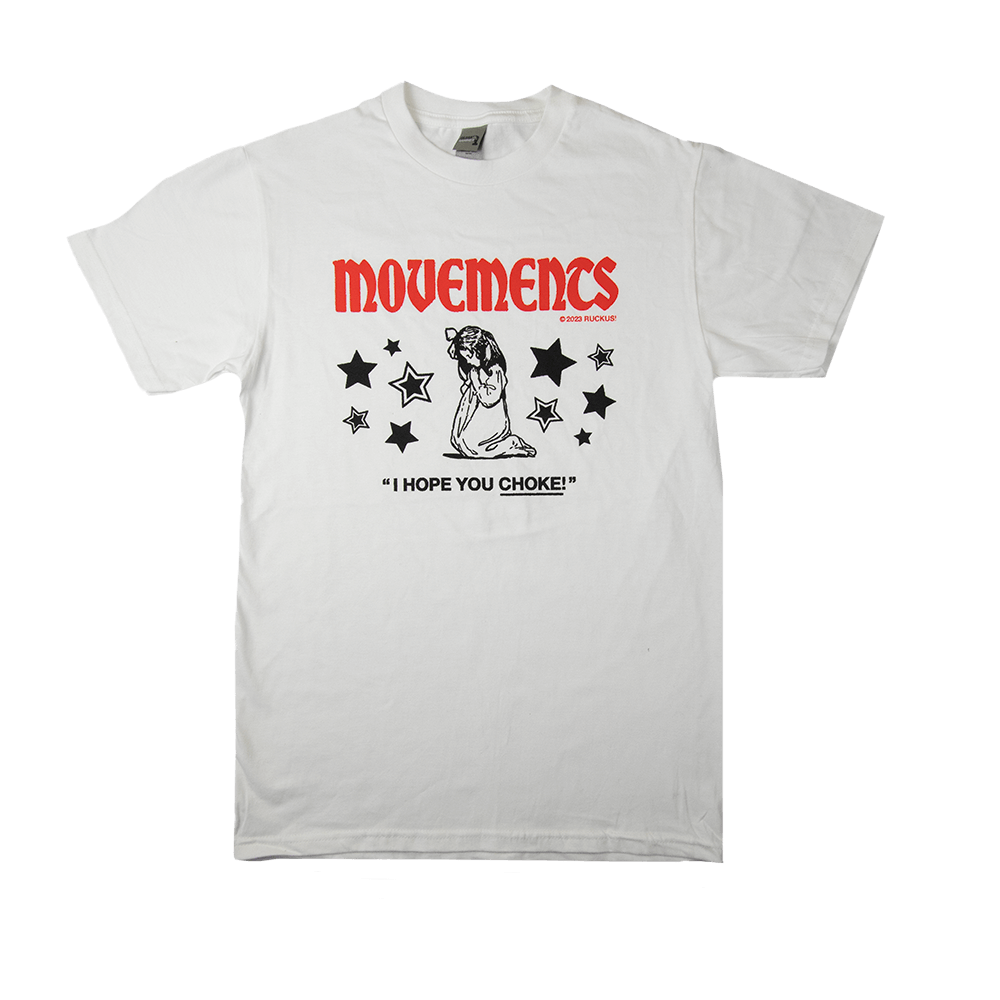 I Hope You Choke T-Shirt - White image 0