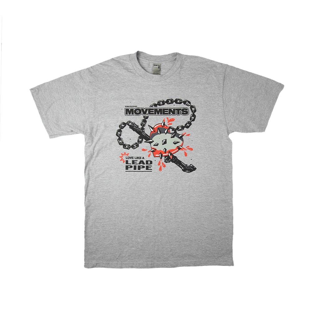 Love A Lead Pipe T-Shirt - Grey image 0
