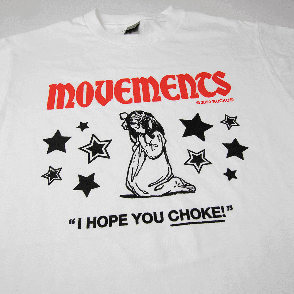 I Hope You Choke T-Shirt - White image 1